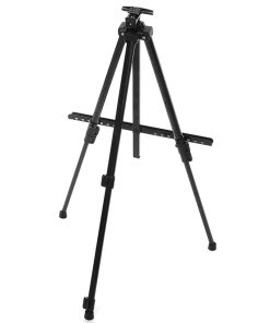 Black easel for paintings