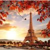 Autumn of Paris Cities Paint By Numbers