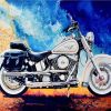 Harley Motorcycle paint by numbers