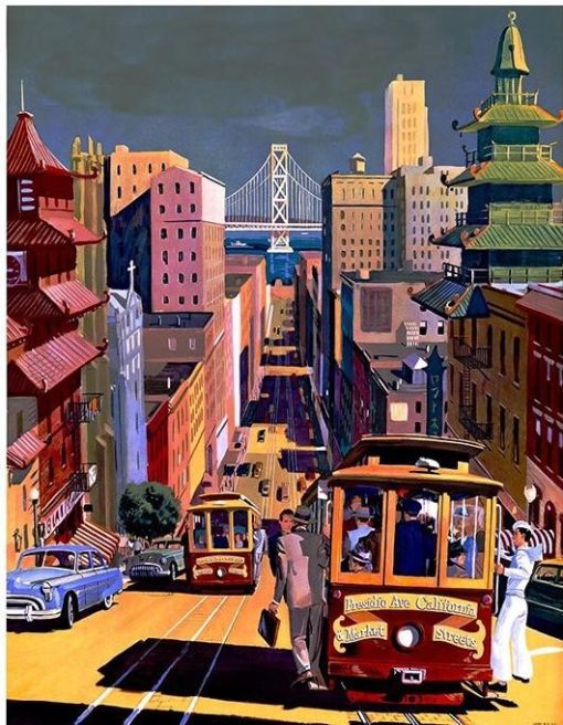 Old San Francisco paint by numbers