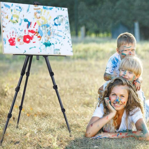 Painting Black Easels