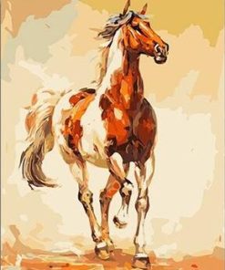 Running Horse paint by numbers