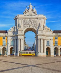 Praca Do Comercio Lisbon paint by numbers