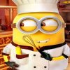 Chef Minion paint by numbers