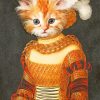 Historical Cat paint by numbers