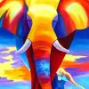 Colorful Elephant Paint by numbers