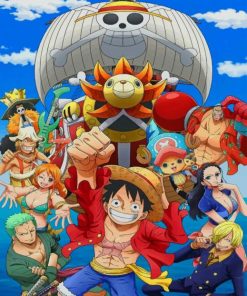 One Piece Manga Series paint by numbers