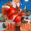 Aesthetic Santa Claus Paint by numbers