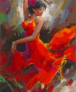 Woman Dancing paint by numbers