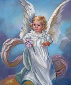 Little Angel Girl paint by numbers