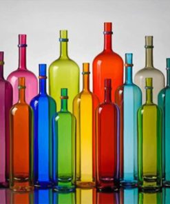 Colorful Bottles paint by numbers