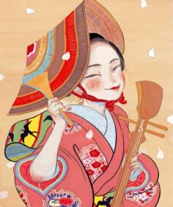 Anime Chinese Girl Paint by numbers