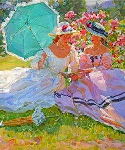 Women In Garden Paint by numbers