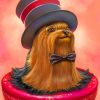 Yorkshire Terrier In Hat Paint by numbers