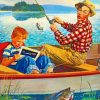 Fisher Man And His Son paint by numbers