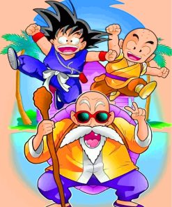 Dragon Ball Z Paint by numbers