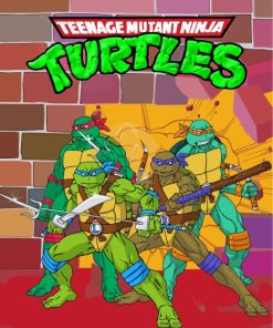 Ninja Turtles Superheroes Paint by numbers