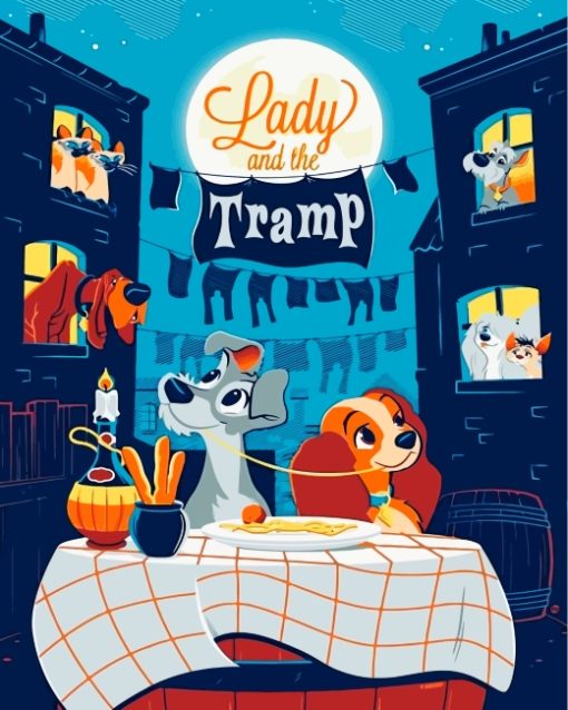 lady-and-the-tramp-paint-by-numbers