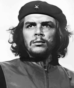 Black And White Che Guevara Paint by numbers