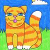 Cartoon Cat Paint by numbers