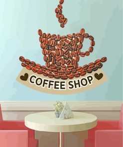 Coffee-Shop-Decor,-Coffee-Shop-Decal,-Coffee-Shop-Sticker,-Coffee-Shop-Wall-Art-paint-by-numbers