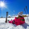 Winter Skiing In The Snow Paint by numbers