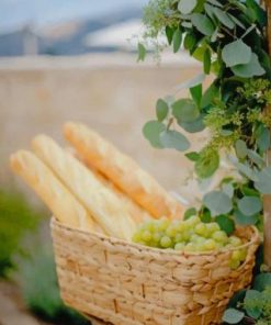 Bread And Grapes Paint by numbers