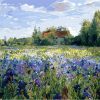 Iris Flowers Field Paint by numbers