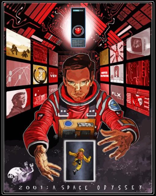 A Space Odyssey Poster Paint By Number