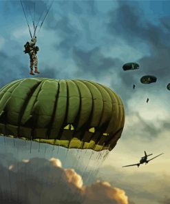 Aesthetic Paratroopers Paint By Number