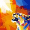 Colorful Lioness Art Paint By Number