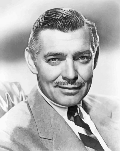 Clark Gable Paint By Number