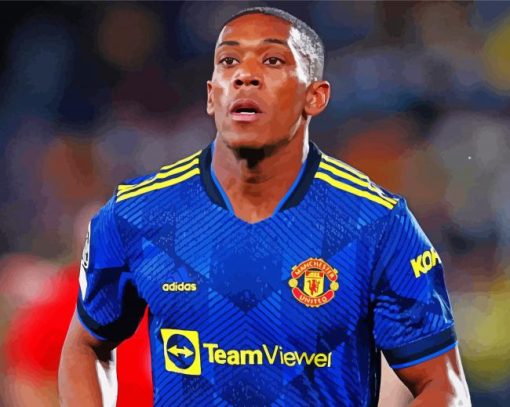 Anthony Martial Player Paint By Number