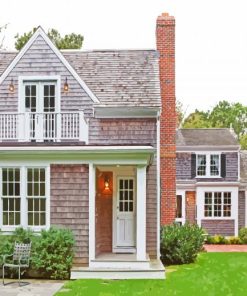 Cape Cod House Paint By Number