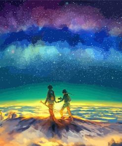 Couple Watching Galaxy Paint By Number