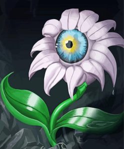 Eye Flower Illustration Paint By Number