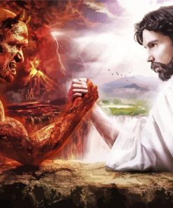 God Vs Devil Paint By Number