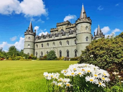 Inverary Castle Paint By Number