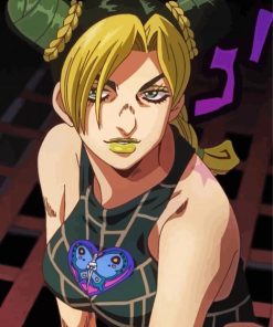 Jolyne Anime Character Paint By Number