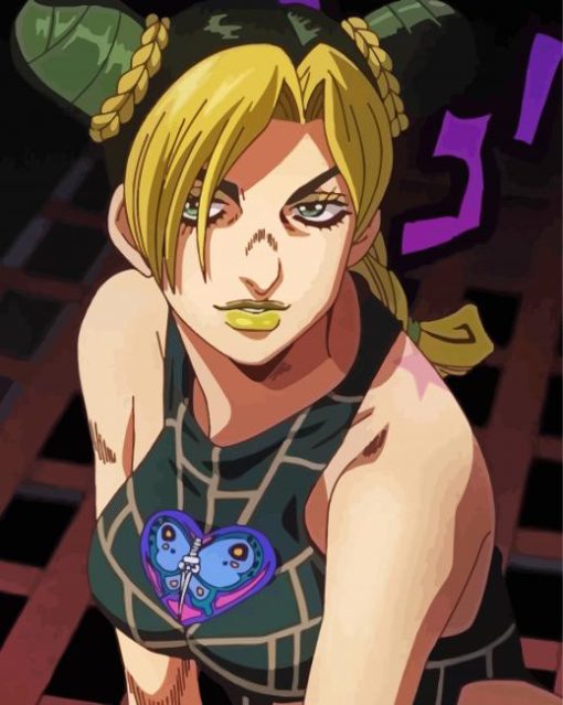 Jolyne Anime Character Paint By Number