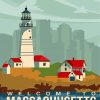 Massachusetts Lighthouse Paint By Number