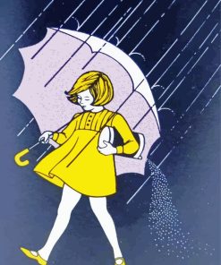 Morton Salt Girl Paint By Number