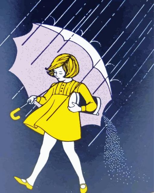 Morton Salt Girl Paint By Number