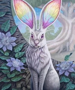 Mystical Rabbit With Big Ears Paint By Number