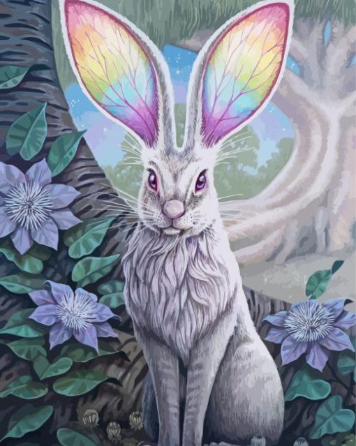 Mystical Rabbit With Big Ears Paint By Number