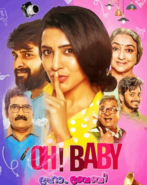 Oh Baby Movie Poster Paint By Number