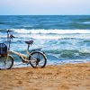 Old Bicycle On Beach Paint By Number