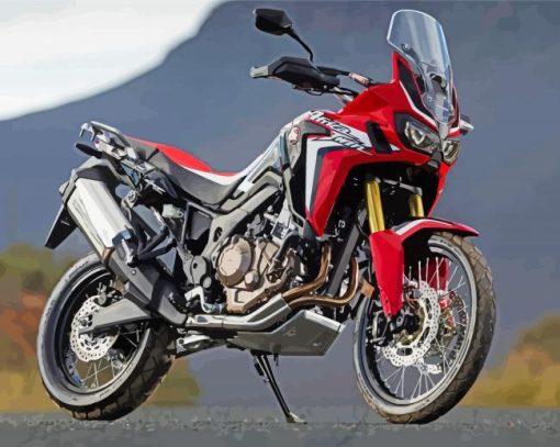 Honda Africa Twin Paint By Number