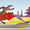 Roadrunner And Coyote Paint By Number