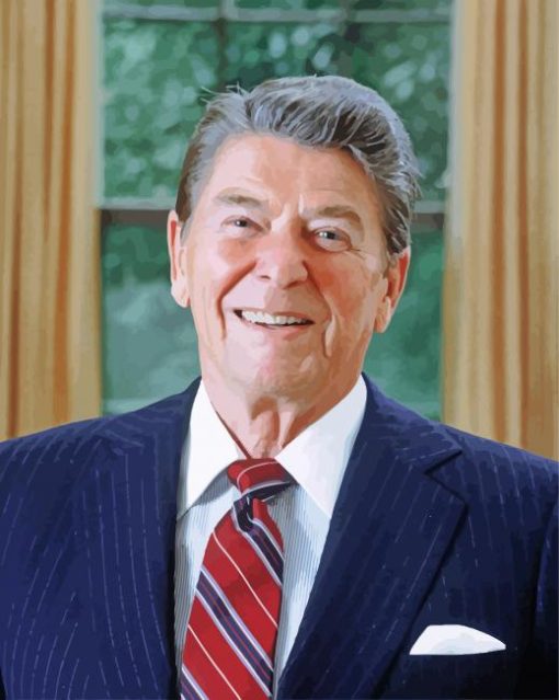 Ronald Reagan Paint By Number